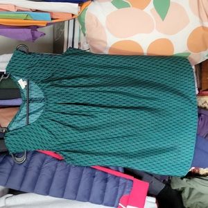 Green rayon tank top blouse